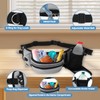 Dog Walking Bumbag with Bottle Holder, Adjustable Waterproofing Waist Bag