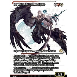 Sephiroth, Fallen Hero Japanese Showcase Frame Custom Altered Art Playtest Card
