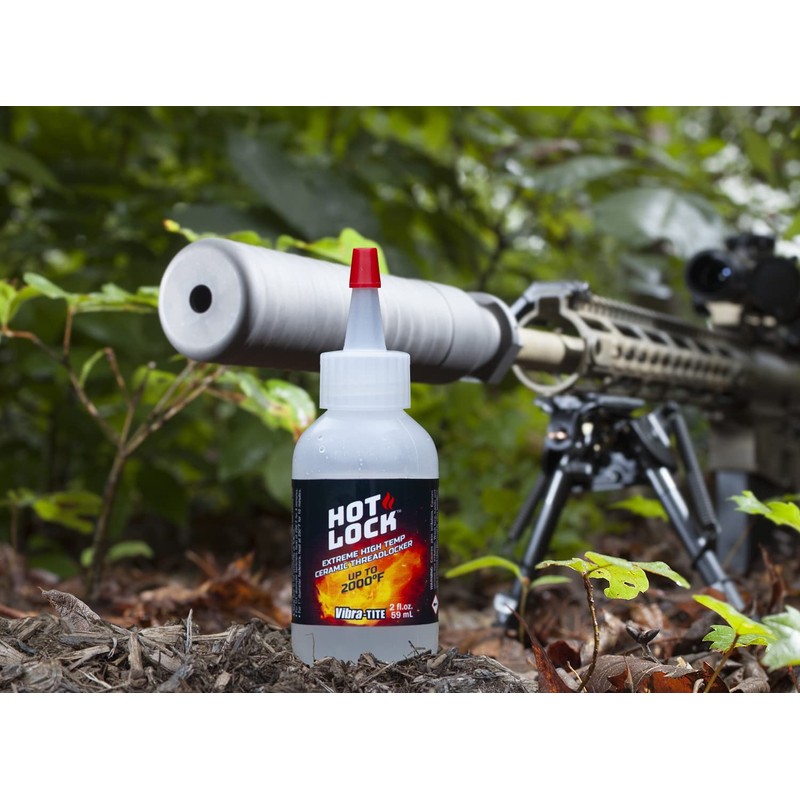 Vibra-TITE 19960 Hot-Lock Extreme High Temperature Threadlocker, Translucent