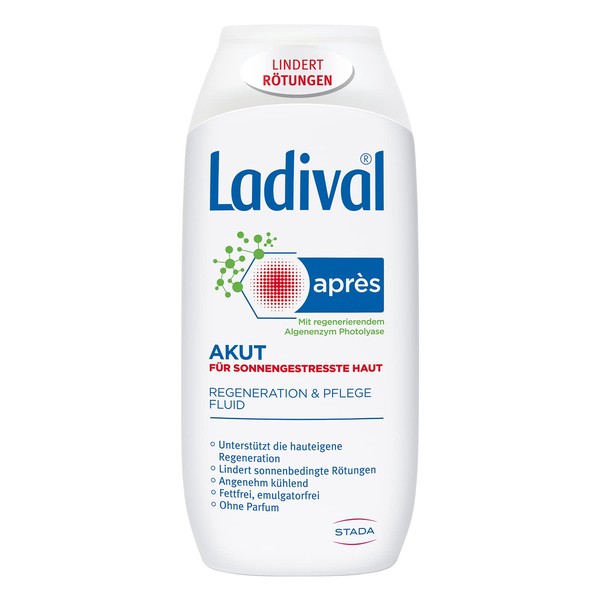 Ladival Akut AprÃ¨s Beruhigungs-Fluid â KÃ¼hlende After Sun Lotion zur