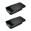 LIGHUFEIC 2Pack Dental Floss Portable Case,Dental floss Dispenser,Storage 24 Picks