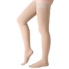 Thigh High Compression Stockings, Closed Toe, Firm Support 20-30 mmHg
