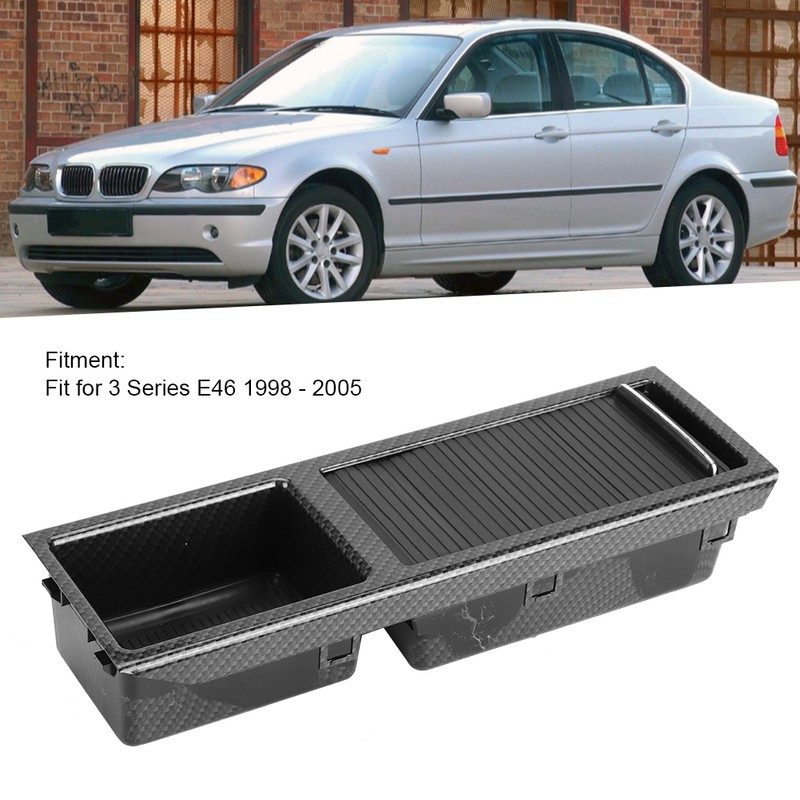 Center Console Tray Carbon Fiber Grain Storage Insert Drawer 51167038323