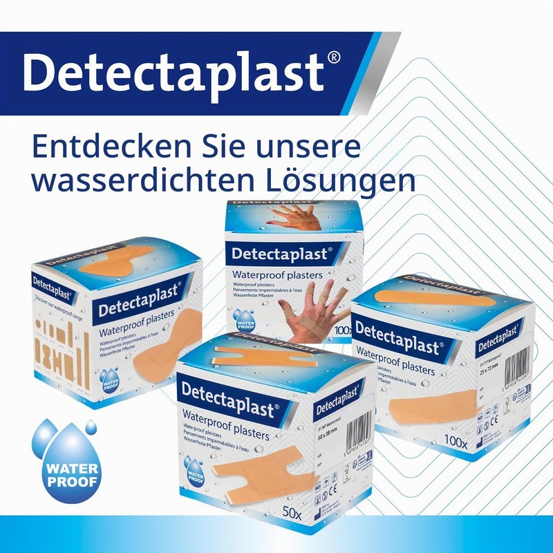 DETECTAPLAST 50 Waterproof PRO Plasters - Intensive Use - Special