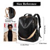 myfriday Large Travel Backpack Purse, Convertible, with Luggage Strap
