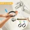 4-Pack Stainless Steel Egg Rings | Anti-Scald Folding Handle Egg