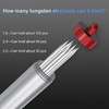 SONNLER TIG Tungsten Electrode Blue Storage, Aluminum TIG Tungsten Electrode