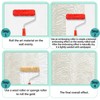 Reallnaive 2 Pcs 7'' Texture Pattern Paint Roller for Wall