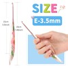 Coopay Crochet Hooks, 3.5mm Ergonomic Crochet Hook with Floral Resin
