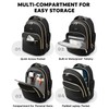 Arcoyard Rolling Backpack for Women, 15.6 Inch Travel Backpack with
