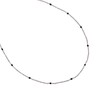 Alex and Ani Enamel Black Dot Chain Necklace