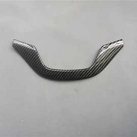 Carbon Fiber Print Interior Trim Air Vent Outlet Steering Wheel Gear Shift Knob for Honda Accord 10th 2018 2019 2020 2021 2022 (Upper Steering Wheel)