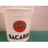 Pack of 12 Promotional Bacardi - Bucket Plastic Cooler Tip