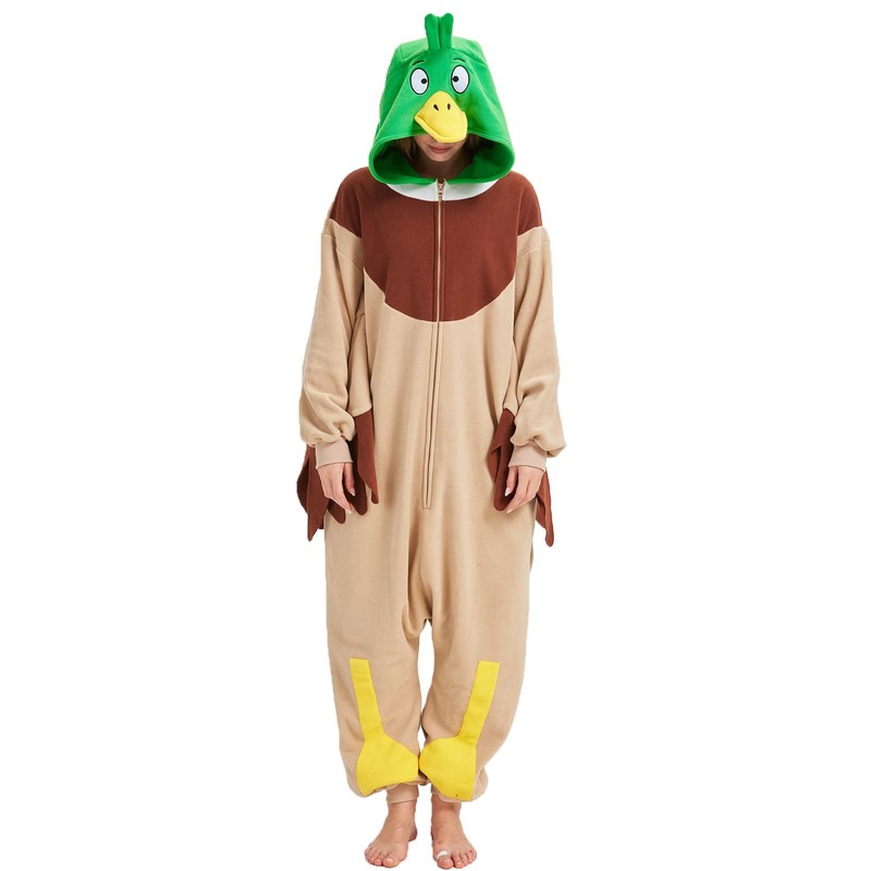 YUTCOTC Adult Wild Duck Onesie Pajamas,Wild Duck Costume animal Costume