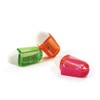 Keyroad Plastic Sharpener with Eraser, Single Mini Sharpener, Blister, Colour
