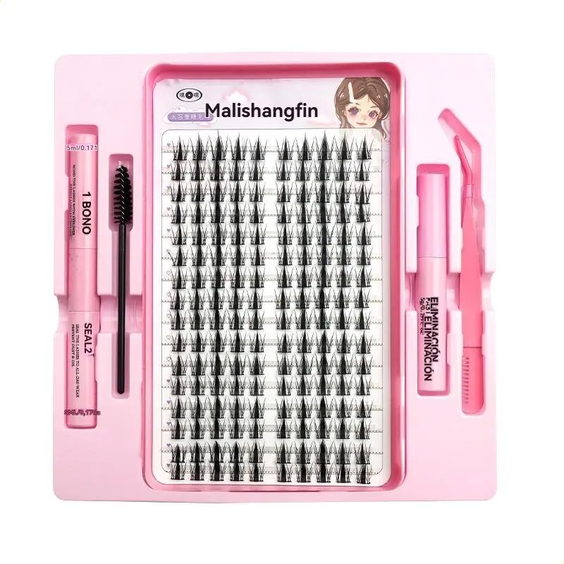 Kit Para Extensiones De Pestañas, Que Incluye Pinzas Y Pegam