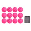 12PCS 74mm 40 Holes Pickleballs PE Plastic High Elasticity Pickleball