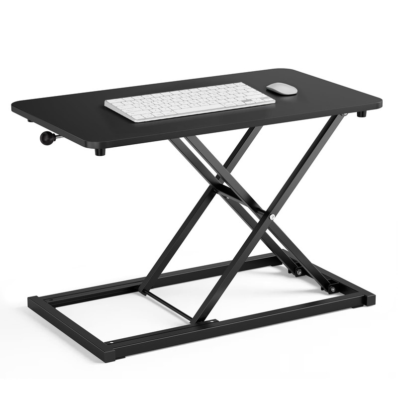 Standing Desk Converter Adjustable Height, 23.6" x 13.4" Keyboard Riser