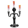 14-inch Light Up Candelabra with LED Flames