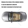 Wide Angle Convex Rearview Mirror for Viewing Rear Passengers