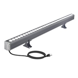 Yotivki 36W LED Wall Washer Lights, 6000K Daylight White Linear Flood Light, 3.2ft/40 120V LED Light Bar, IP65 Waterproof Outdoor LED Wall Washer Lights for Landscape, Church, Ads, Yard, Garden