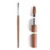 KADS Pure Kolinsky Hair Bristles Acrylic Nail Brush Oval Crimped