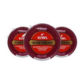 Kiwi 3 Pack - Kiwi Shoe Polish Renews and Protects Cordovan Leather, 1.125 oz ( 32g )