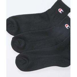 Champion Quarter Socks, 3 Pairs - blk