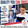 10x12 Heavy Duty Waterproof Tarp, 7 Mil Thick, High Durability,