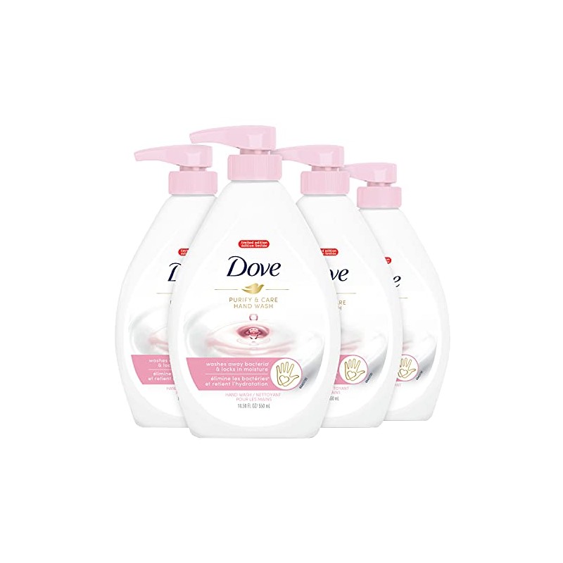 Dove Hand Wash Hygiene and Care For Hands White Peach