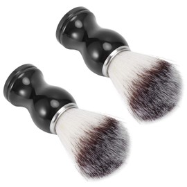 Men Shaving Brush, Light Weight Small Size Easy to Grip Shaving Brush, for Hair Salon