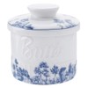 Butter Crock for Counter with Water, Ceramic French Butter Crock