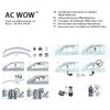 4 x Wind Deflectors for MG MG3 2024 2025 2026