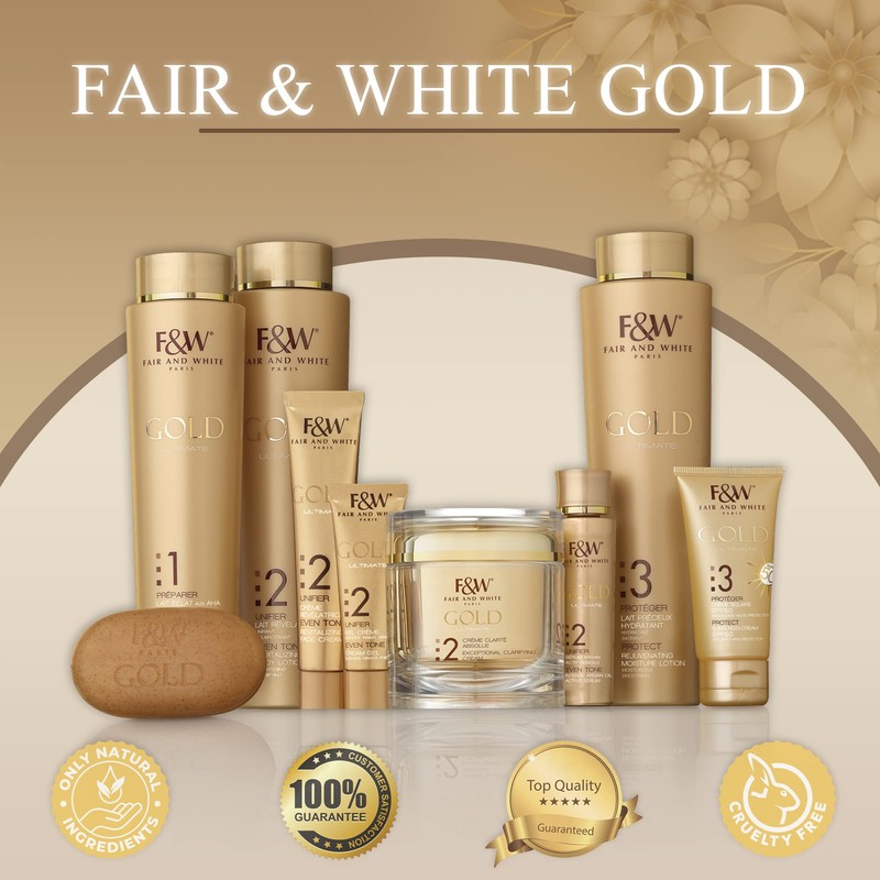 Fair and White GOLD #1 AHA Brightening Lotion 350 ml