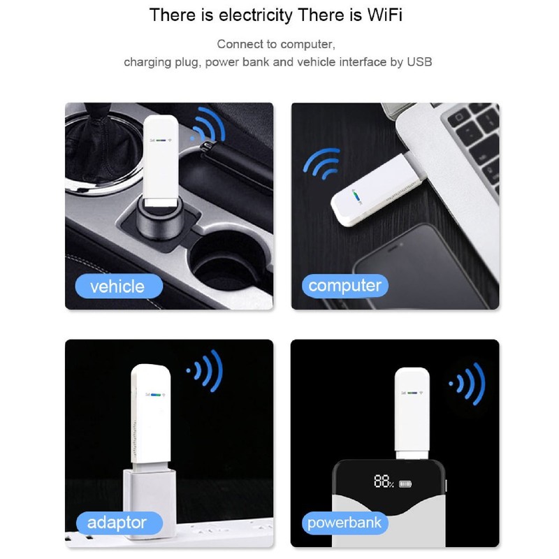 LDW931 4G LTE USB WiFi Modem with SIM Card Slot