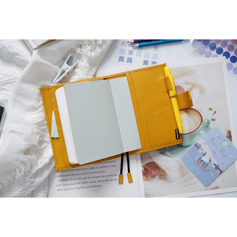 Moterm Leather Cover for A6 Notebook - Fits Hobonichi Cousin,