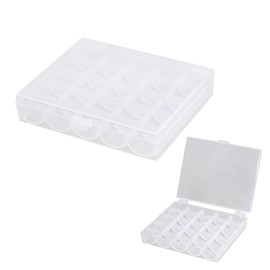 SpetngSake 25 Compartments Sewing Thread Storage, Embroidery Thread Storage, Reel Box, Bobbins Thread Spool, Box for Bobbins Sewing Machine, Sewing Bobbins Storage for Sewing Machine, Storage of
