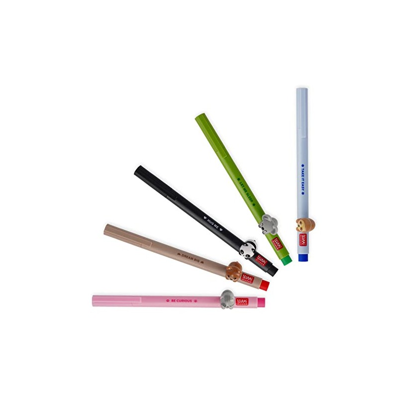 Legami - Decorative Animal Gel Pen - Prevents Rolling -