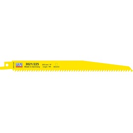 Reciprocating Saw Blade Wood 225 x 19 x 1.27 mm, 6 ZpZ, HCS 3021/225 12222 00002, Pack of 2