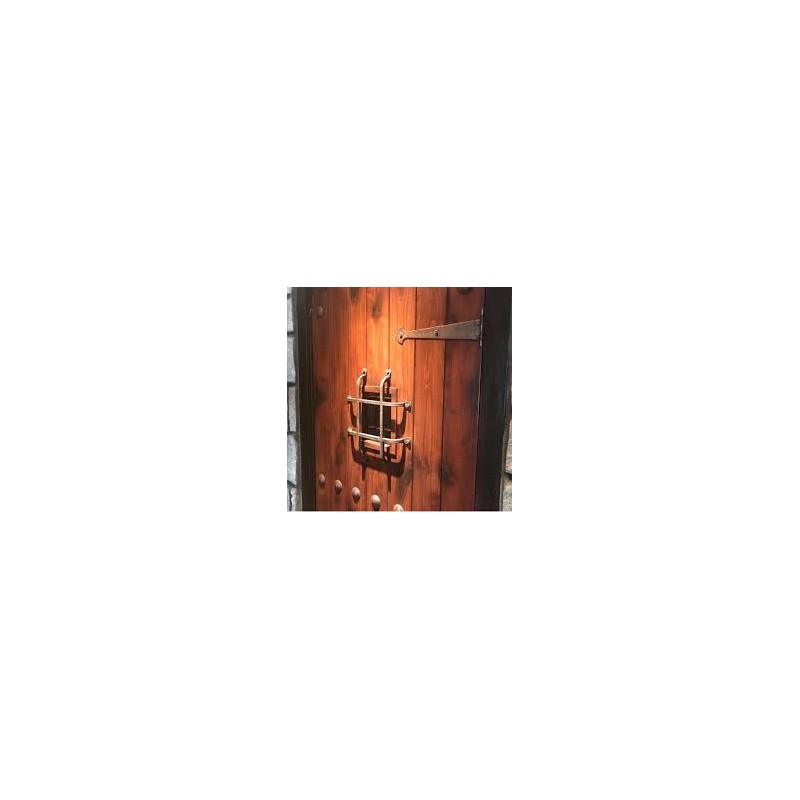Van Dyke's Restorers Iron Speakeasy Grille, Black Powder Coat