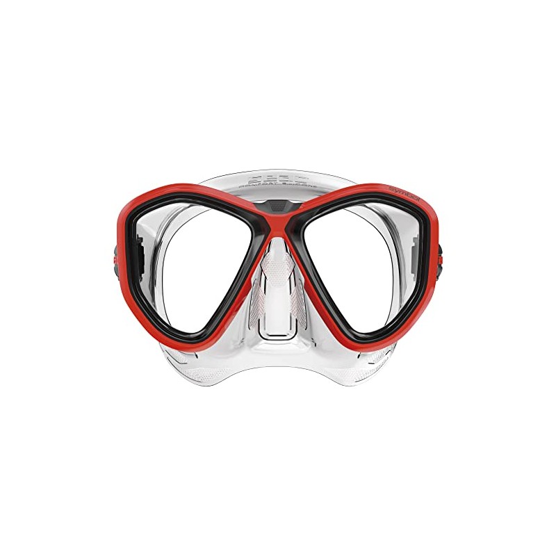 Seac Symbol, Made in Italy Zweiglas-Tauchmaske mit einer 3D-Schnalle direkt