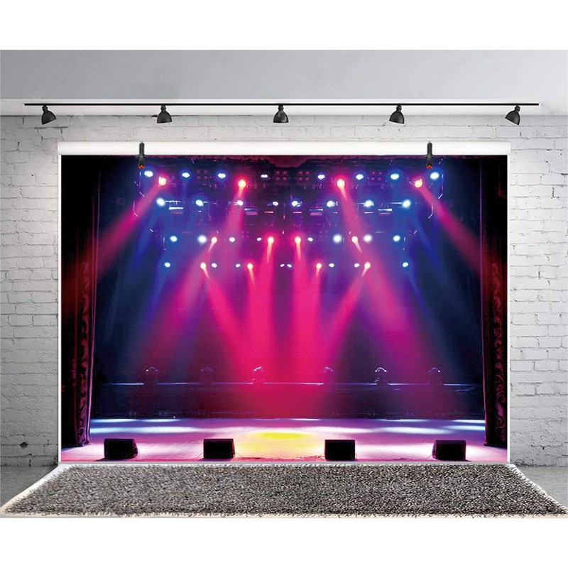 Yeele 7x5ft Stage Concert Backdrop Lighting Nightclub Musical Hall Club