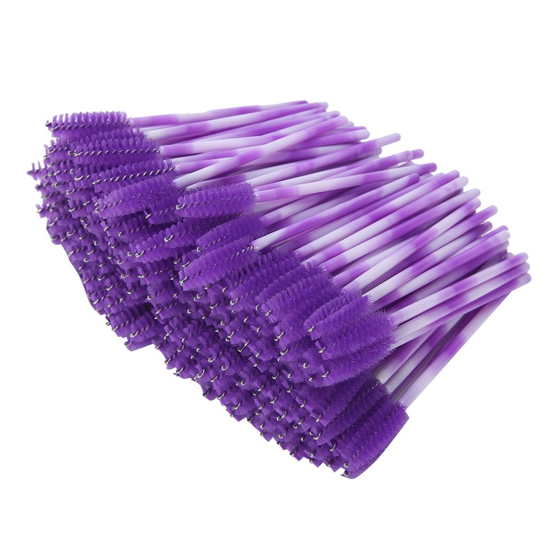 200pcs Disposable Eyelash Brush Travel Portable Lash Brush Makeup Tool