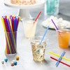 Comfy Package [250 Pack] Disposable Plastic Drinking Straws - 7.75"