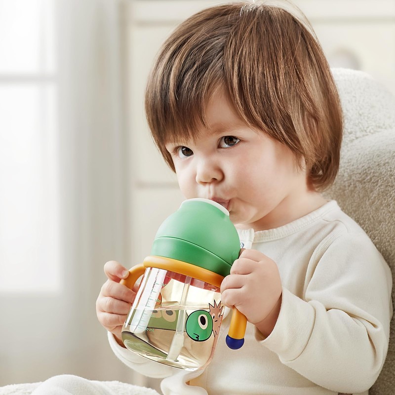 bc babycare 6 Months+ Sippy Cups with Removable Handles, Silicone