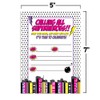 Super Hero Girl Birthday Party Invitations, 20 5"x7" Fill in