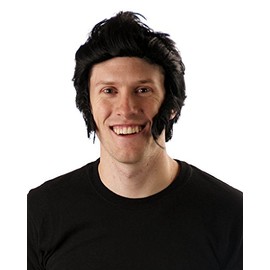 My Costume Wigs Men's Elvis Wig (Black) One Size fits all