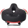 Wide Soft Bike Seat Cushion Shockproof Design Big Bum Extra