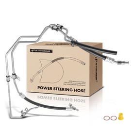 A-Premium Power Steering Pressure & Return Hoses Line Assembly Compatible with Toyota Tacoma 1995-2004, 3.4L 4WD, Rack to Cooler