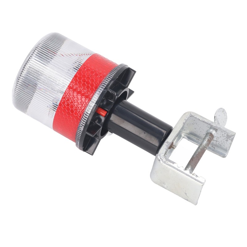 Solar Powered LED Strobe Robust Reflective Waterproof Beacon Warning Light